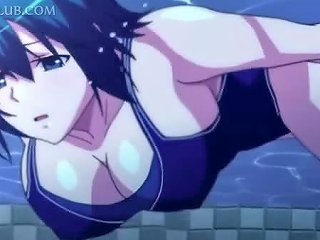 BRAVOTUBE @ Three Horny Studs Fucking A Cute Anime Under Water